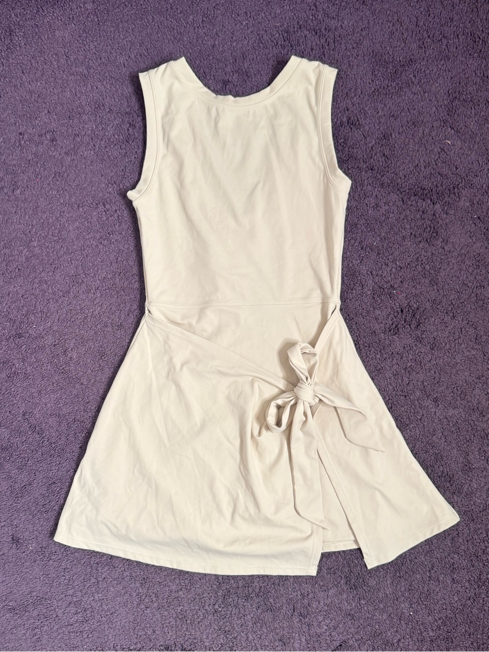 Women’s Cream Wrap Around Skort Dress